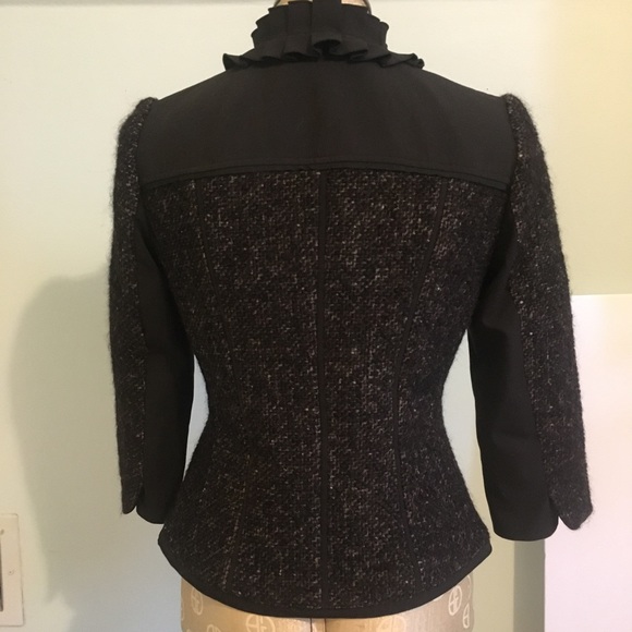 Tahari  Jacket brown/chocolate sophisticated Sz S - Picture 2 of 13